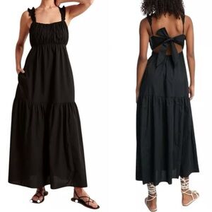 Abercrombie Black Maxi Dress Summer Medium